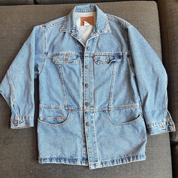 Vintage Levi's Denim Chore Coat - Picture 1 of 7